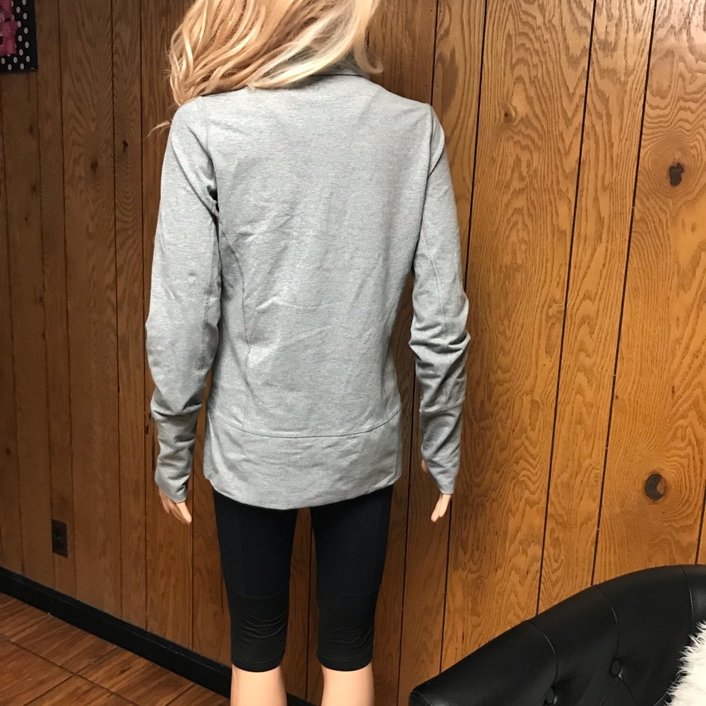 Lululemon" In Stride Jacket Gray Graphic Running-Full Zip - Picture 10 of 11